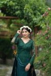 Green Bridal Dress