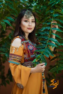 Yellow Vintage Long Dress