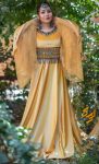 Yellow Suzani Long Dress