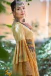 Yellow Suzani Long Dress